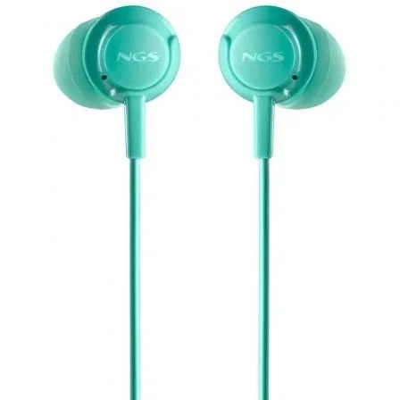 NGS Auriculares Intrauditivos Cross Drift con Micrófono Jack 3.5 mm Verdes